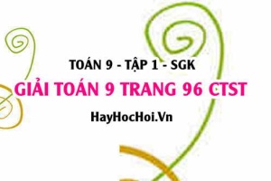 Giải Toán 9 trang 96 tập 1 Chân trời sáng tạo